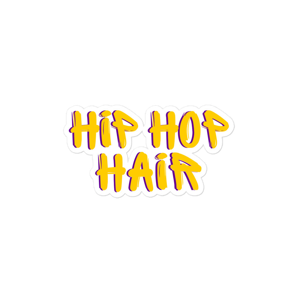 Hip Hop Hair Bubble-Free Stickers