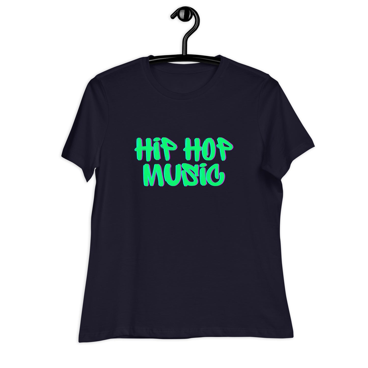 Hip Hop Music Girls and Women's Relaxed T-Shirt