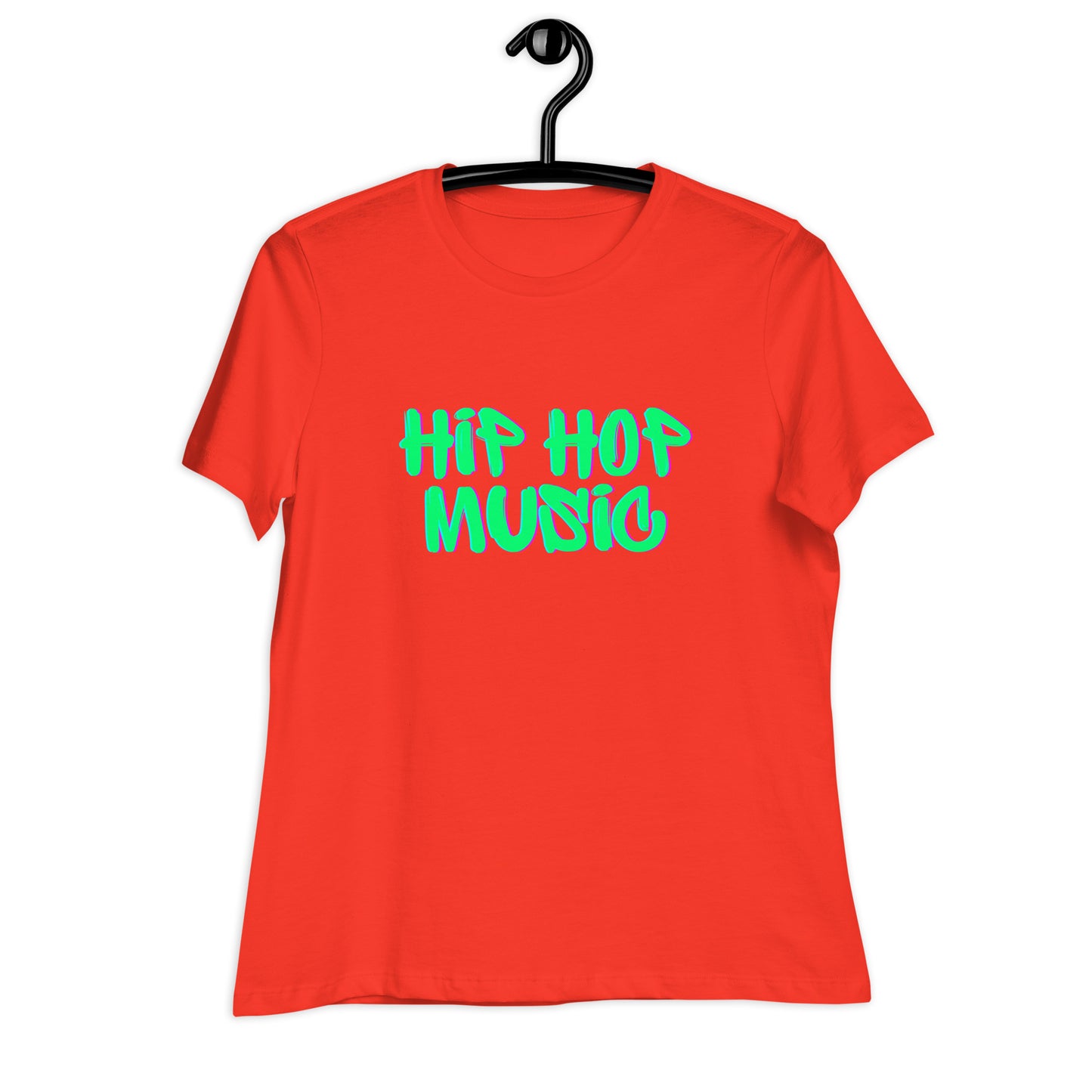 Hip Hop Music Girls and Women's Relaxed T-Shirt