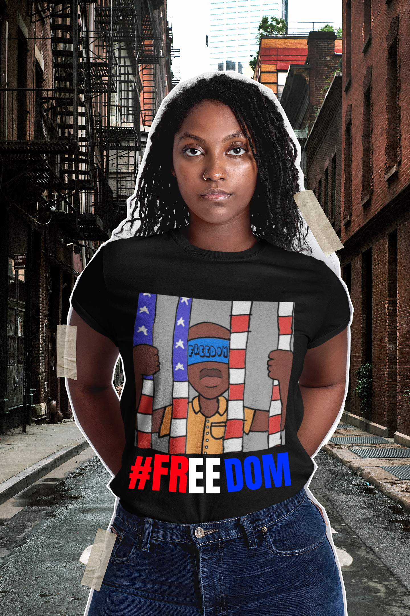 #FREEDOM Short-Sleeve Women's T-Shirt