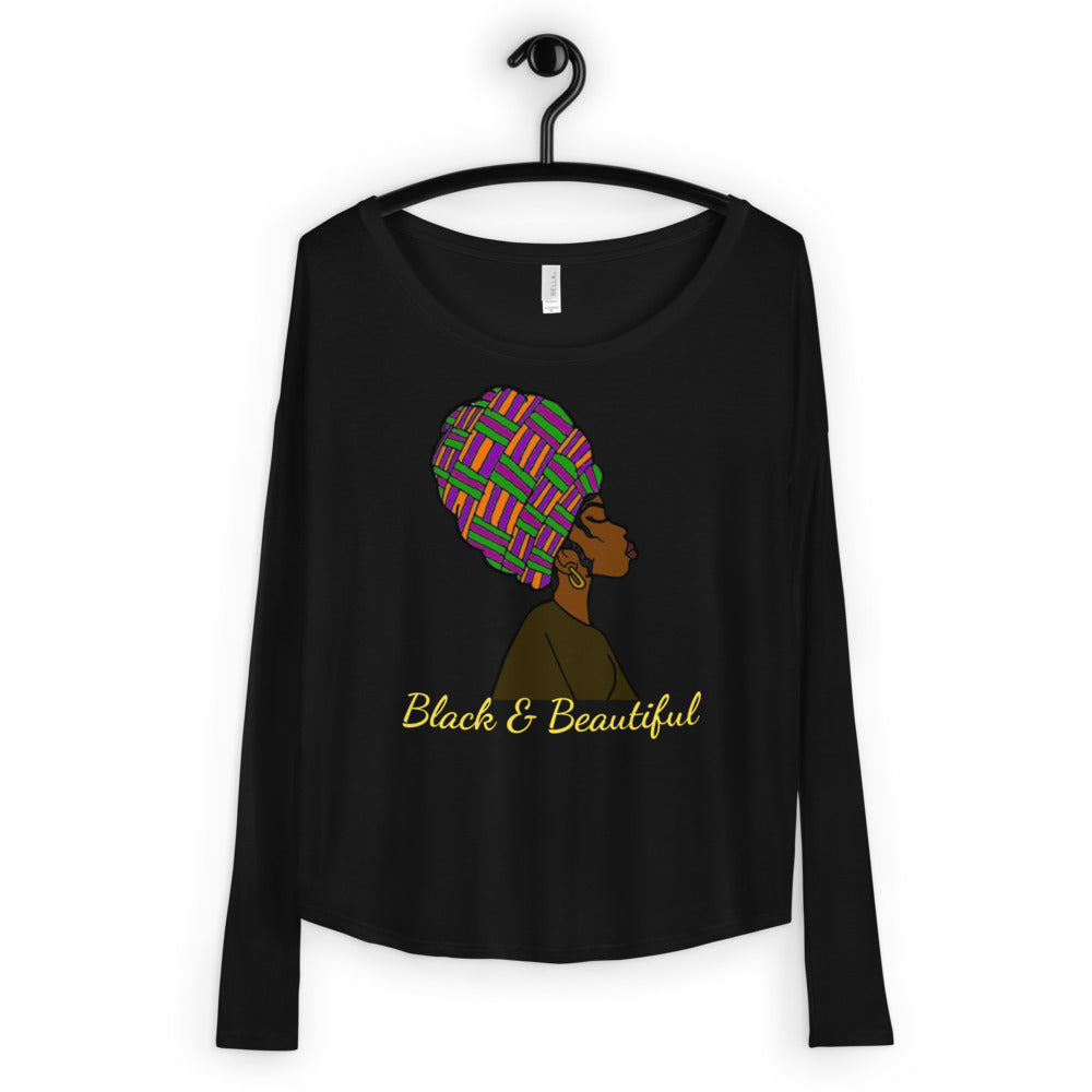 Black & Beautiful Women's Long Sleeve Shirt