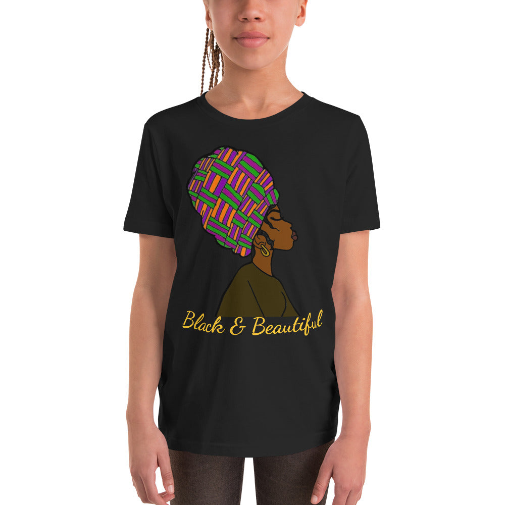 Black & Beautiful Youth Short Sleeve T-Shirt