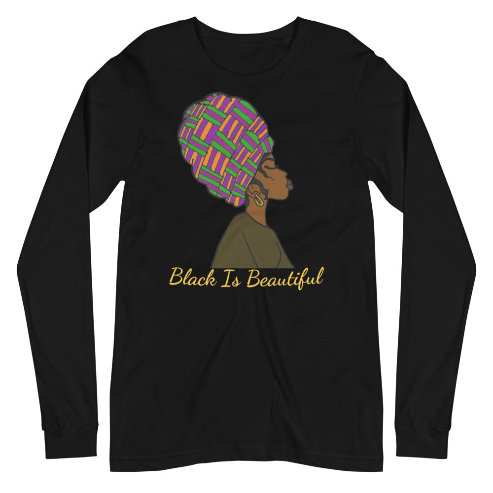 "Black Is Beautiful" Women and Girls Long Sleeve Shirt